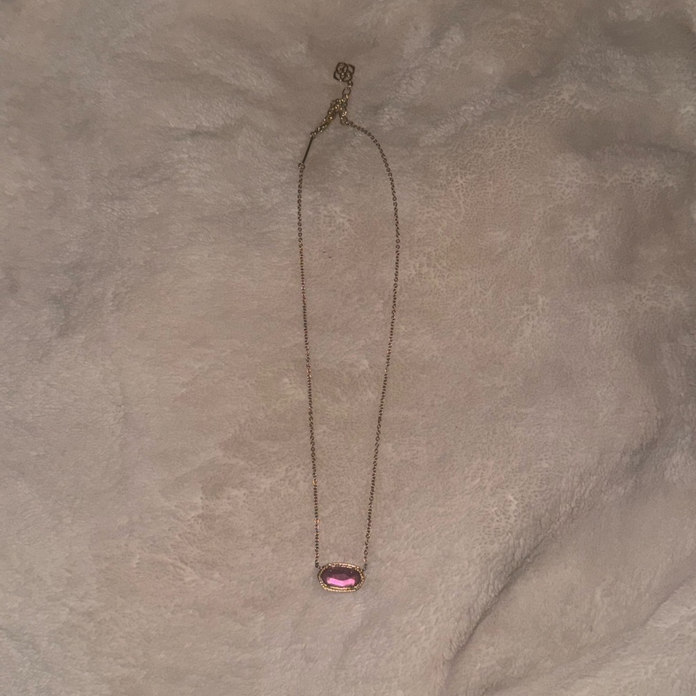 kendra scott pink elisa necklace